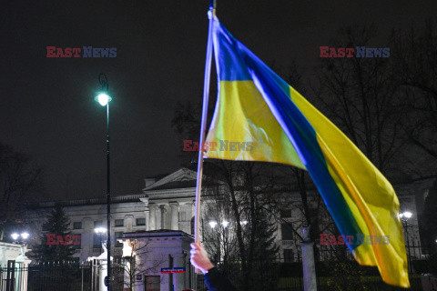 1000 Dzień Piekła - protest przed ambasadą Rosji