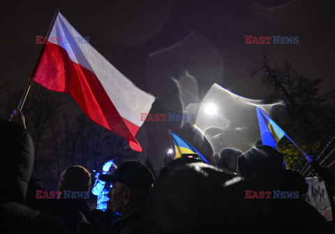 1000 Dzień Piekła - protest przed ambasadą Rosji