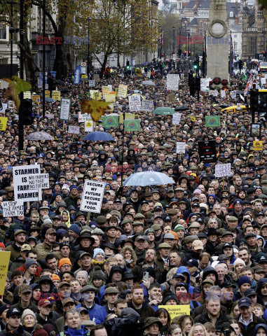 Protest brytyjskich rolników