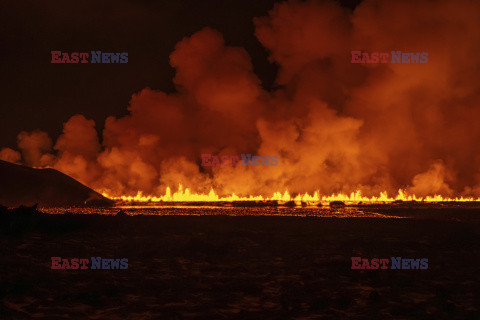 Nowa erupcja wulkanu na półwyspie Reykjanes w Islandii