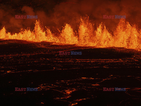 Nowa erupcja wulkanu na półwyspie Reykjanes w Islandii