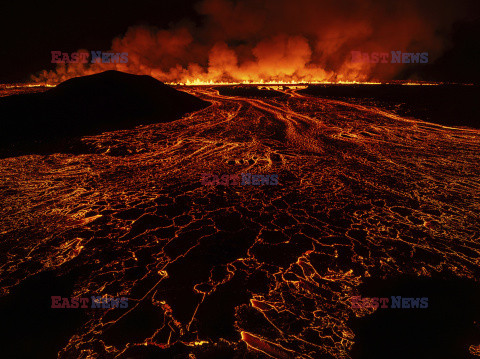 Nowa erupcja wulkanu na półwyspie Reykjanes w Islandii