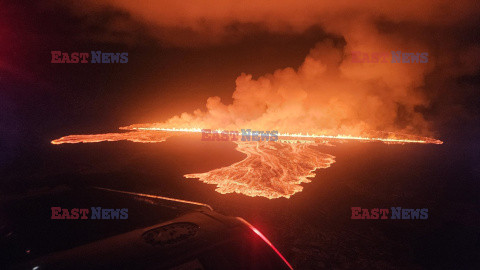 Nowa erupcja wulkanu na półwyspie Reykjanes w Islandii