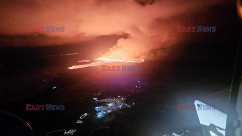 Nowa erupcja wulkanu na półwyspie Reykjanes w Islandii