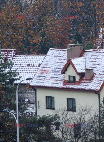 Pierwszy śnieg w Warszawie