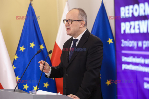 Konferencja ministra Adama Bodnara pt. Sprawne sądy - 10 filarów