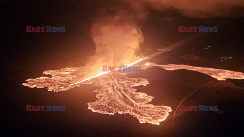 Nowa erupcja wulkanu na półwyspie Reykjanes w Islandii