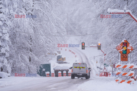 Burza śnieżna w USA