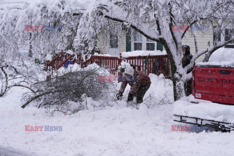 Burza śnieżna w USA