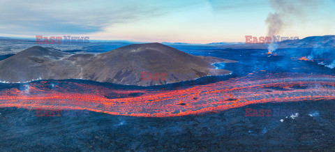 Nowa erupcja wulkanu na półwyspie Reykjanes w Islandii