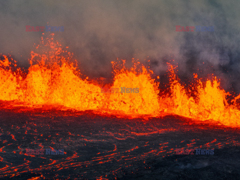 Nowa erupcja wulkanu na półwyspie Reykjanes w Islandii