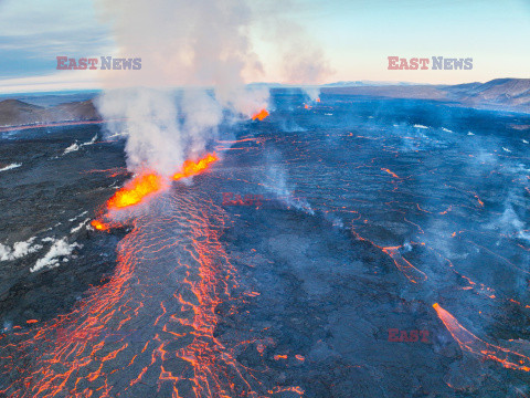 Nowa erupcja wulkanu na półwyspie Reykjanes w Islandii