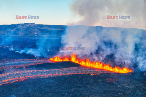 Nowa erupcja wulkanu na półwyspie Reykjanes w Islandii