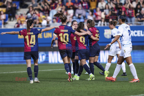 Ewa Pajor w meczu FC Barcelona - Costa Adaje Tenerife