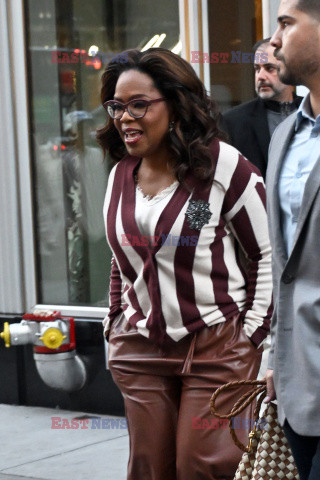 Oprah Winfrey przed Empire State Building