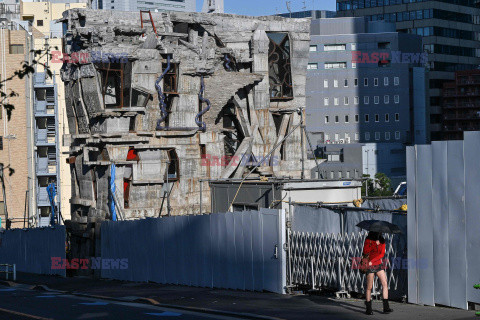 Betonowa wieża zbudowana przez architekta Keisuke Okę