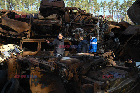 Turysyka wojenna w Ukrainie - AFP