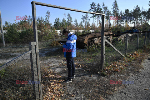 Turysyka wojenna w Ukrainie - AFP