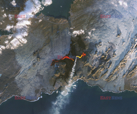 Nowa erupcja wulkanu na półwyspie Reykjanes w Islandii