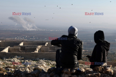 Syryjscy rebelianci podczas ofensywy w Aleppo