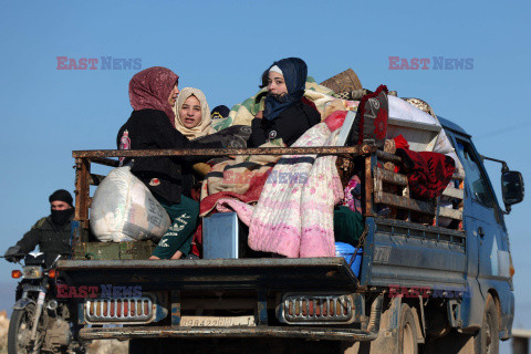 Syryjscy rebelianci podczas ofensywy w Aleppo