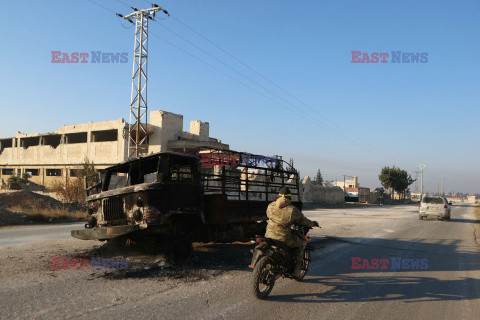 Syryjscy rebelianci podczas ofensywy w Aleppo