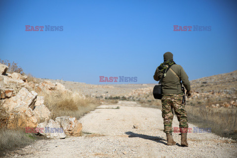 Syryjscy rebelianci podczas ofensywy w Aleppo