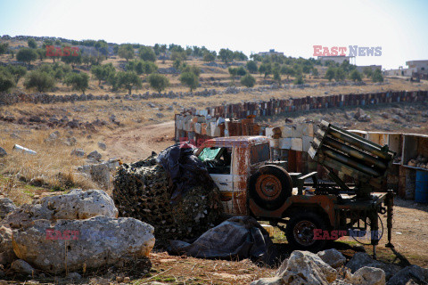 Syryjscy rebelianci podczas ofensywy w Aleppo