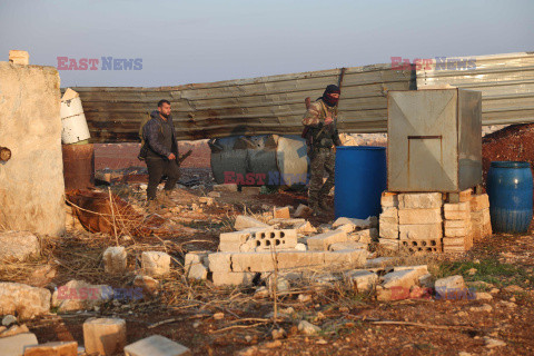 Syryjscy rebelianci podczas ofensywy w Aleppo