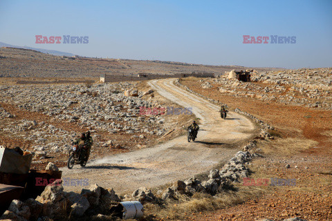 Syryjscy rebelianci podczas ofensywy w Aleppo