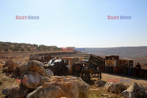 Syryjscy rebelianci podczas ofensywy w Aleppo