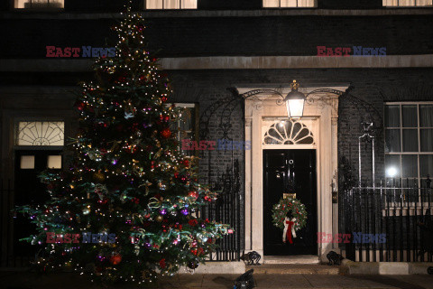 Choinka przy Downing Street 10