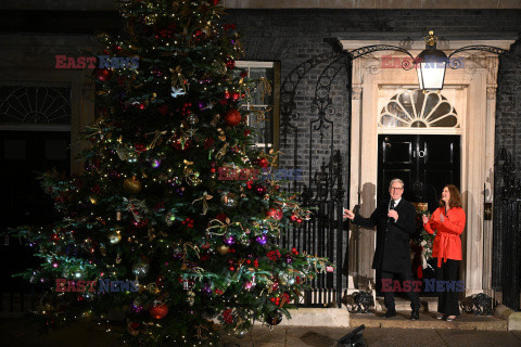 Choinka przy Downing Street 10