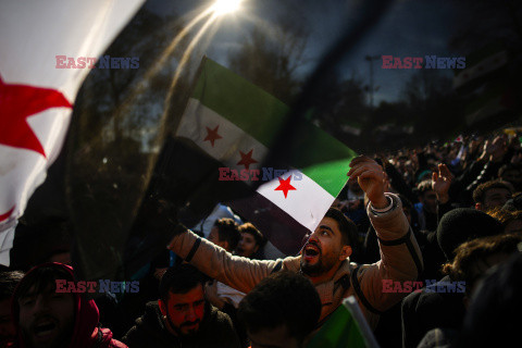 Reakcja świata na upadek reżimu w Syrii