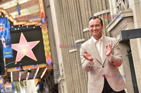 Jude Law uhonorowany gwiazdą na Hollywood Walk of Fame