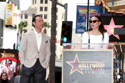 Jude Law uhonorowany gwiazdą na Hollywood Walk of Fame