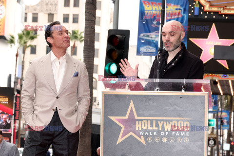 Jude Law uhonorowany gwiazdą na Hollywood Walk of Fame