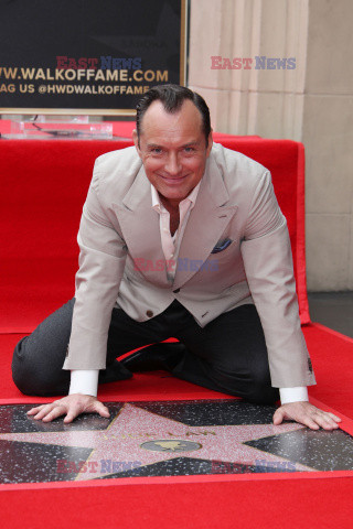 Jude Law uhonorowany gwiazdą na Hollywood Walk of Fame