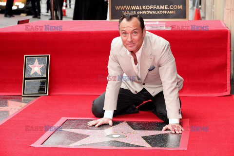 Jude Law uhonorowany gwiazdą na Hollywood Walk of Fame