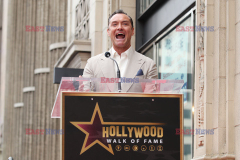 Jude Law uhonorowany gwiazdą na Hollywood Walk of Fame