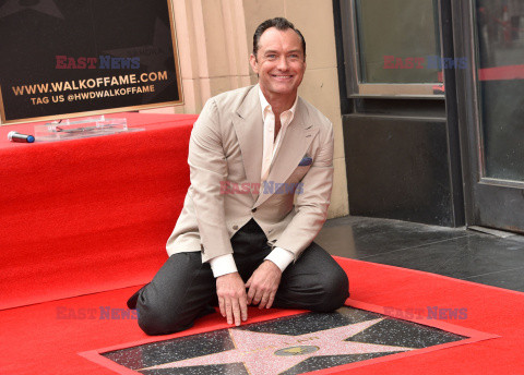 Jude Law uhonorowany gwiazdą na Hollywood Walk of Fame