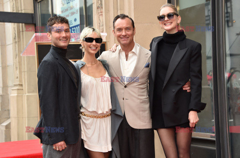 Jude Law uhonorowany gwiazdą na Hollywood Walk of Fame