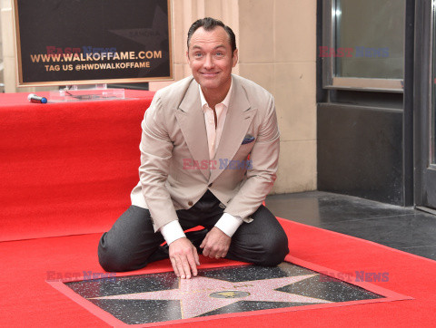 Jude Law uhonorowany gwiazdą na Hollywood Walk of Fame