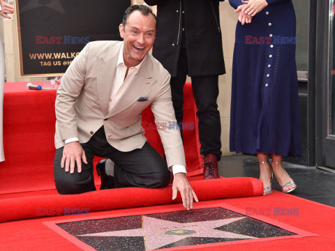 Jude Law uhonorowany gwiazdą na Hollywood Walk of Fame