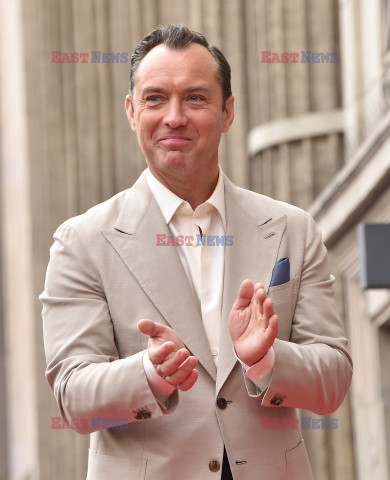 Jude Law uhonorowany gwiazdą na Hollywood Walk of Fame