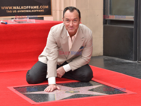 Jude Law uhonorowany gwiazdą na Hollywood Walk of Fame