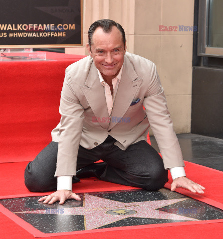 Jude Law uhonorowany gwiazdą na Hollywood Walk of Fame