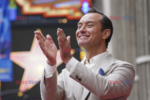 Jude Law uhonorowany gwiazdą na Hollywood Walk of Fame