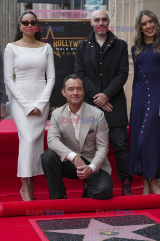 Jude Law uhonorowany gwiazdą na Hollywood Walk of Fame