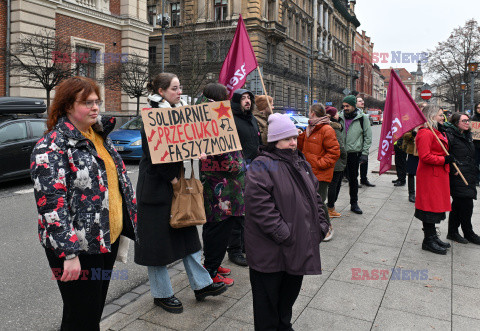 Stop faszyzmowi - pikieta w Krakowie